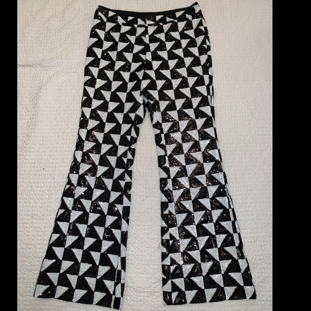 CYNTHIA ROWLEY Sequenced Pants
